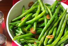 Easy garden green beans