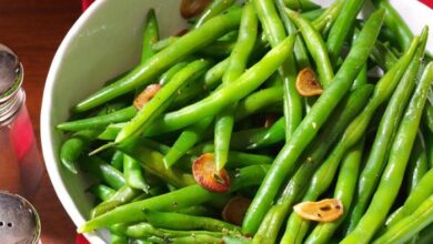 Easy garden green beans
