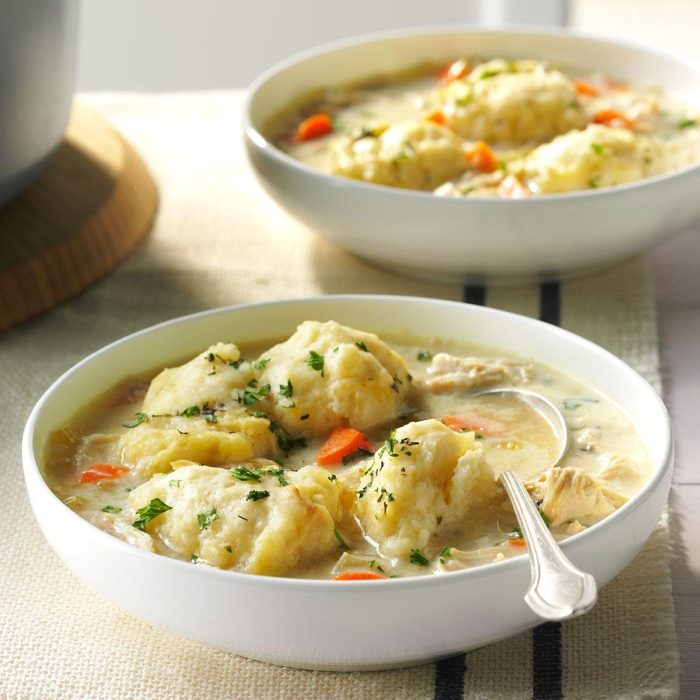 Instant pot chicken and dumplings