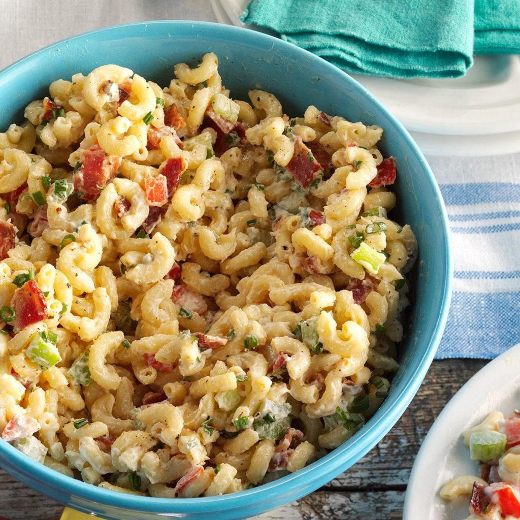 Bacon and macaroni salad