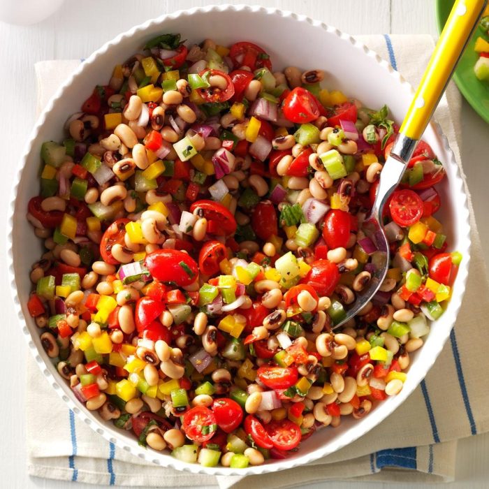 Make ahead black eyed pea salad