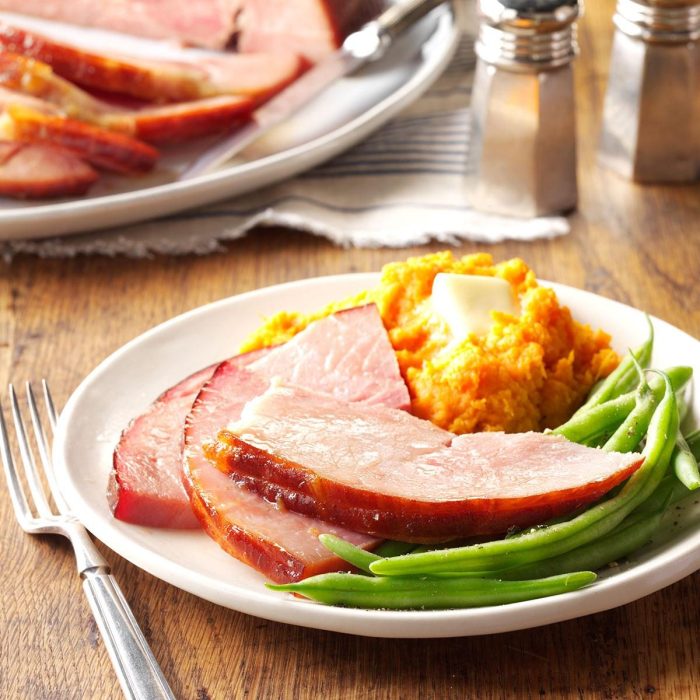 Sweet slow cooker ham