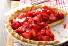 Old fashioned strawberry pie