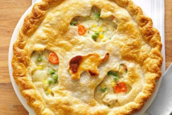 Make ahead chicken pot pie