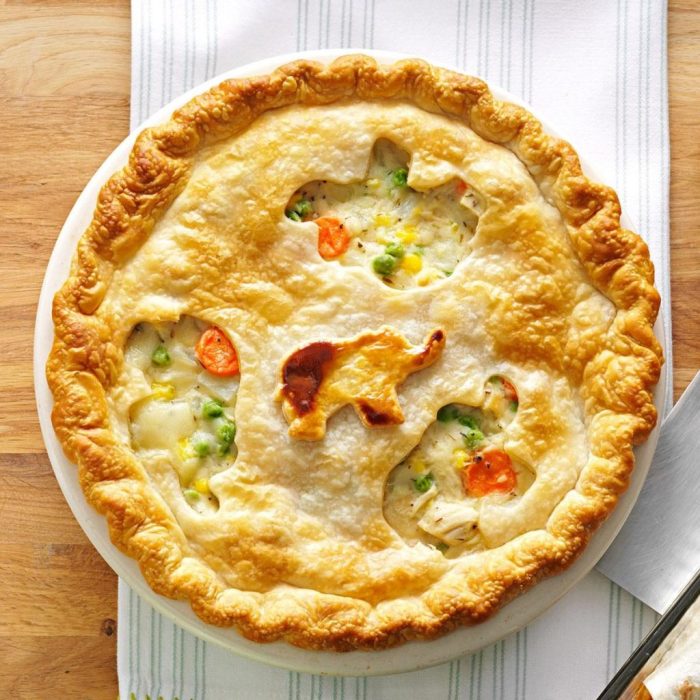 Make ahead chicken pot pie