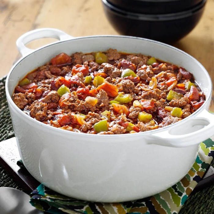 Chili carne con recipe recipes taste Ground beef chili with beans
