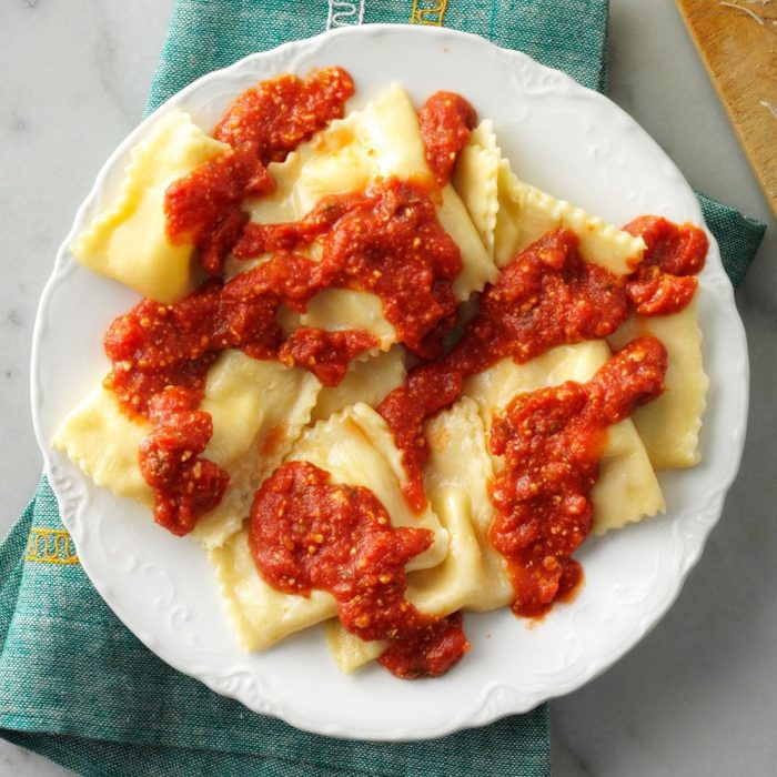 Inside out ravioli i