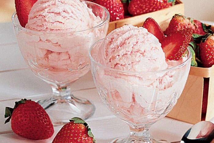 Chef johns strawberry ice cream