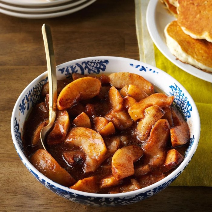 Larras baked spiced apples and oranges