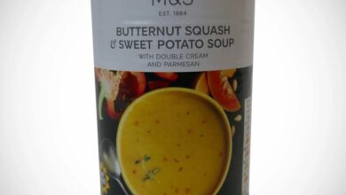 Butternut squash sweet potato soup