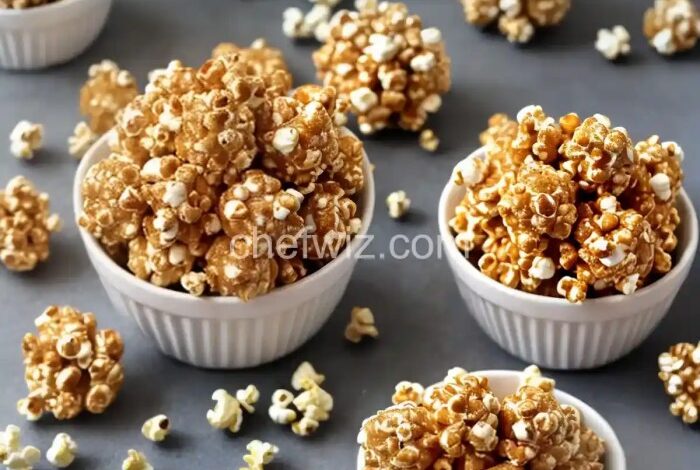 Easy caramel popcorn balls