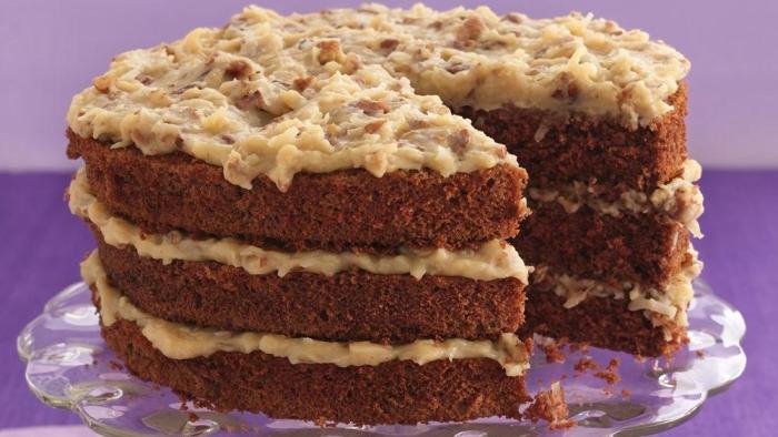 German chocolate cake frosting