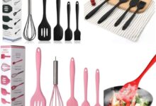 M kitchen world silicone spatula set sale amazon