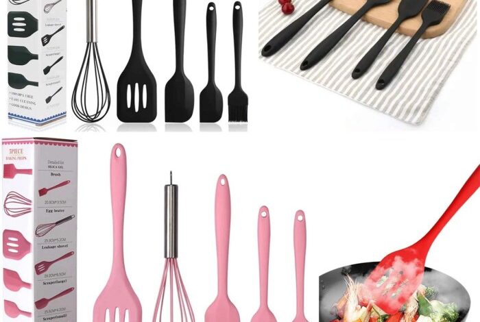 M kitchen world silicone spatula set sale amazon