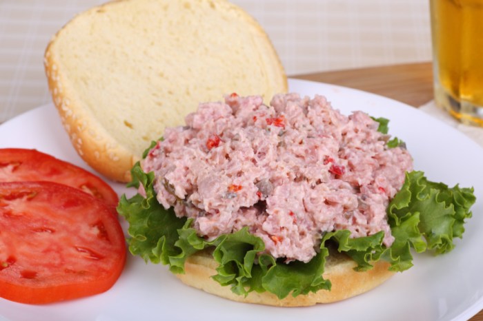 Ham and egg salad sandwich spread