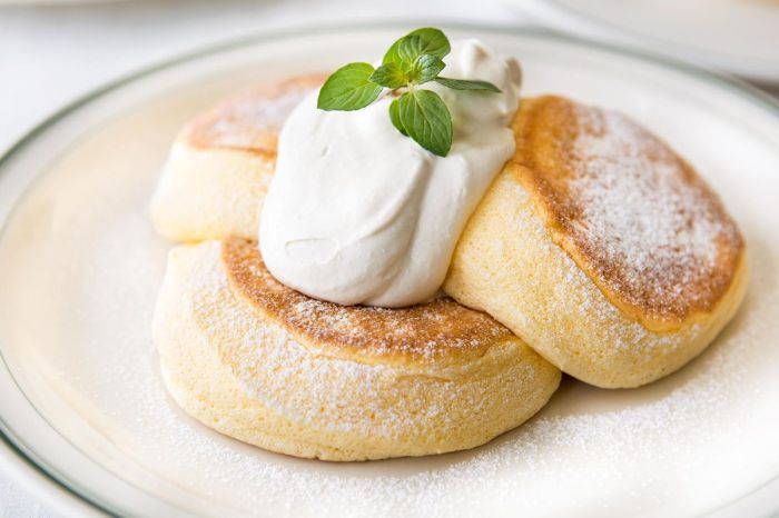 Fluffy japanese super souffle pancake