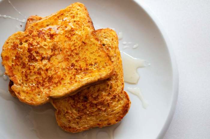 French toast without milk