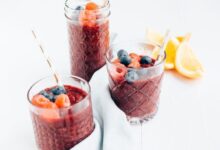 Berrylicious frozen sangria slush