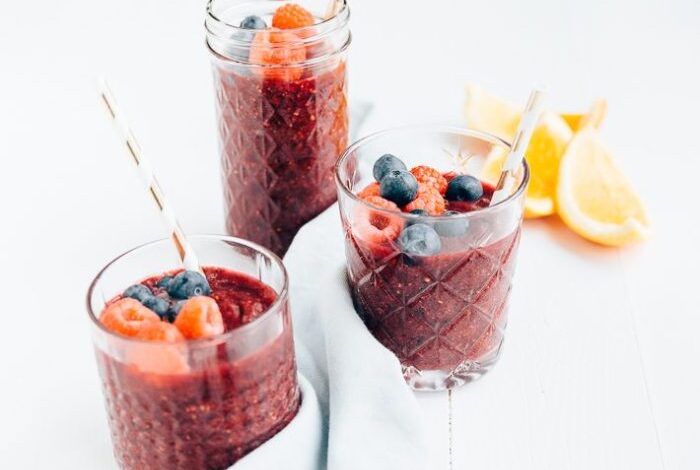 Berrylicious frozen sangria slush