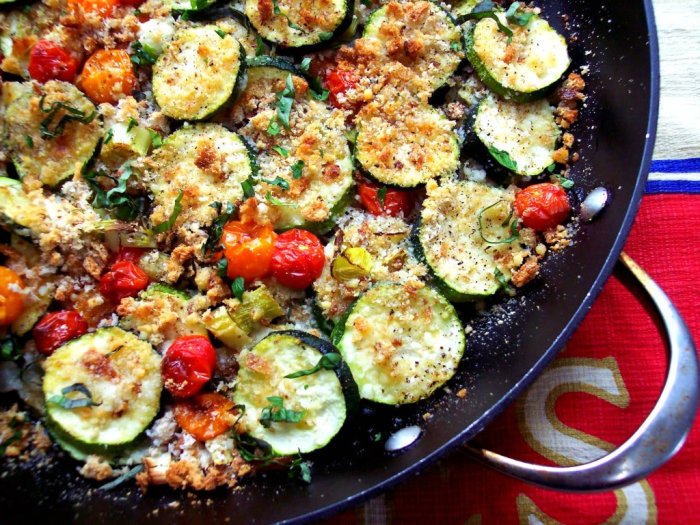 Gratin eggplant zucchini tomato presented veggie easier dish guests beautifully wow dinner think than