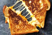 Perfectly crispy grilled cheese