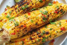 Jamies sweet and easy corn on the cob