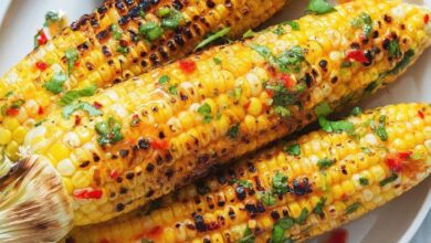 Jamies sweet and easy corn on the cob