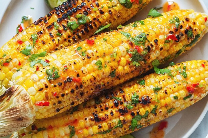 Jamies sweet and easy corn on the cob