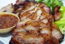 Thai style grilled pork tenderloin