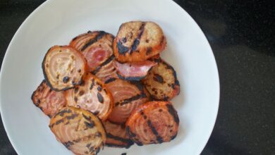 Beets on the grill