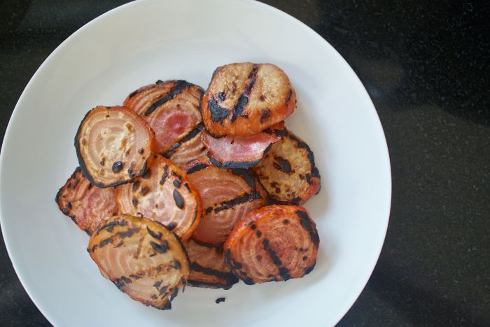 Beets on the grill