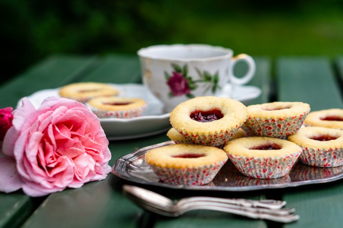 Swedish hallongrottor cookies raspberry caves