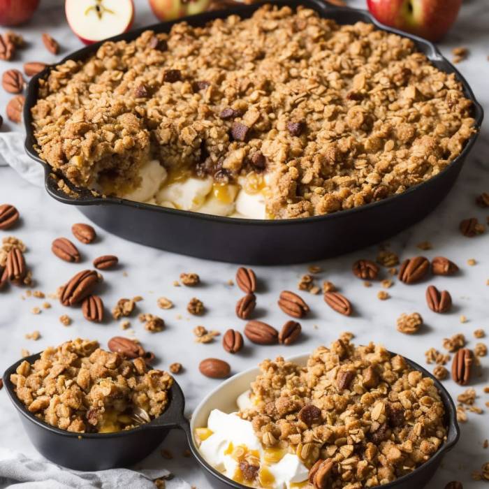 Healthier apple crisp ii