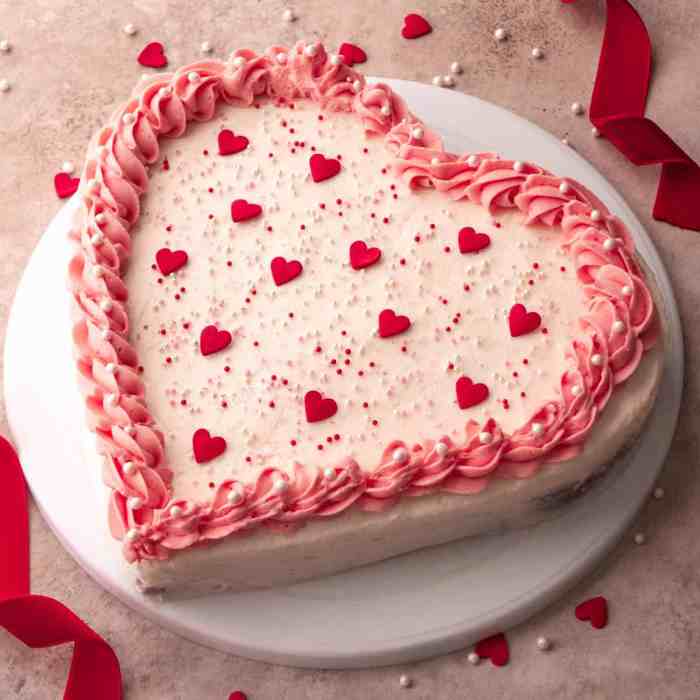 Easy heart shaped cake