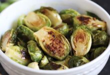 Honey dijon brussels sprouts