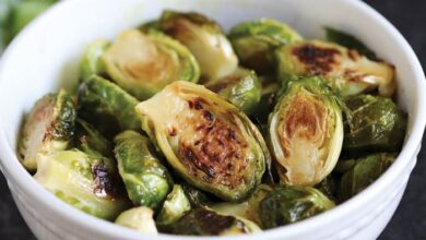 Honey dijon brussels sprouts