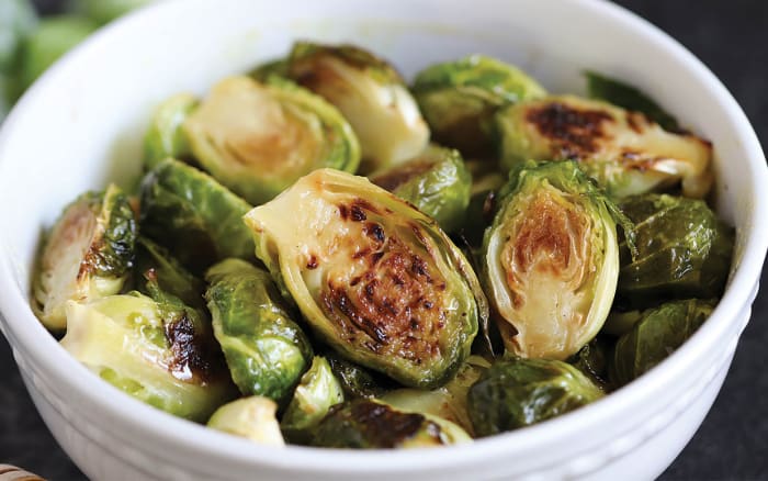 Honey dijon brussels sprouts