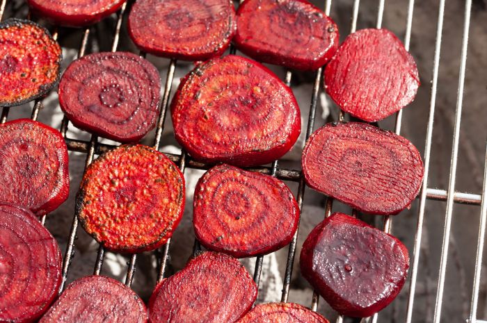 Beets on the grill