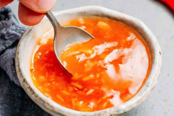 An easy as pie sweet and sour sauce no red sauce heregolden