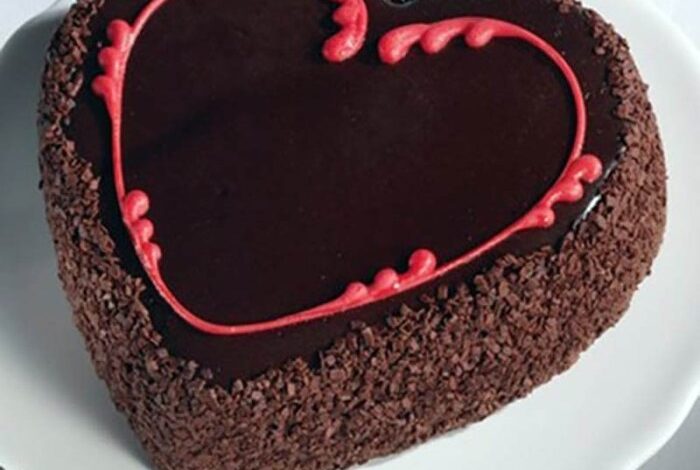 Easy heart shaped cake