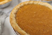 Mini sweet potato pumpkin pies