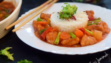 Sweet and sour chicken i