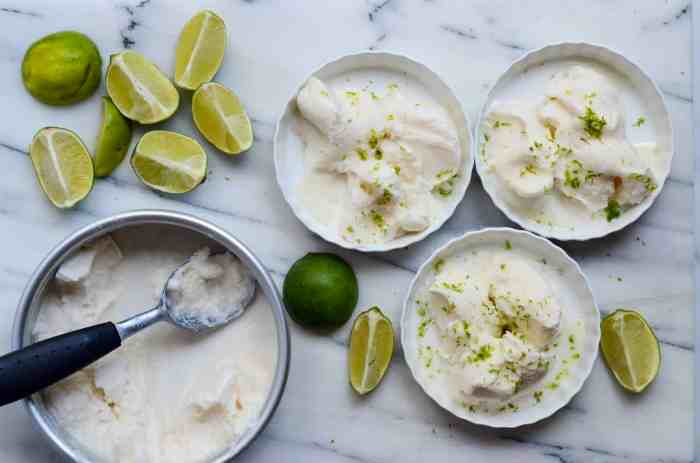 Lime sorbet refreshing wornslapout