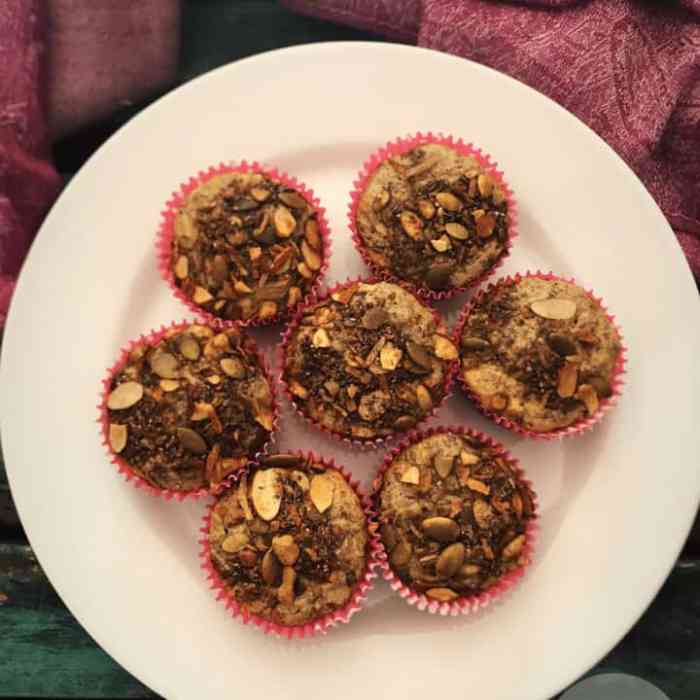 High fiber breakfast muffins