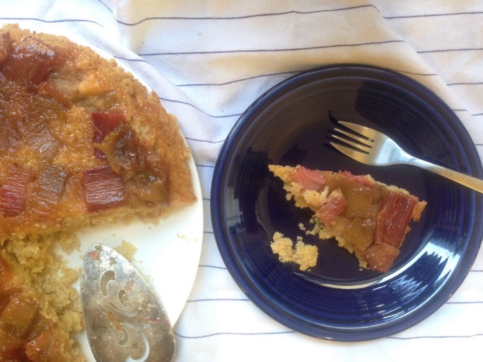 Rhubarb upside down cake ii