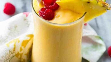 Tropical smoothie recipe fruit