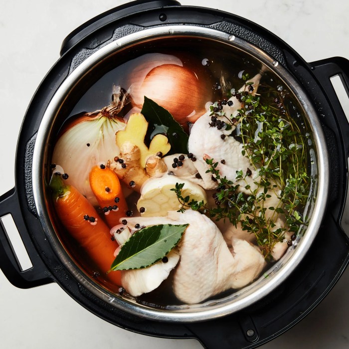 Chicken and veggie miso soup instant pot version