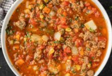 Instant pot beef and vegetable soup