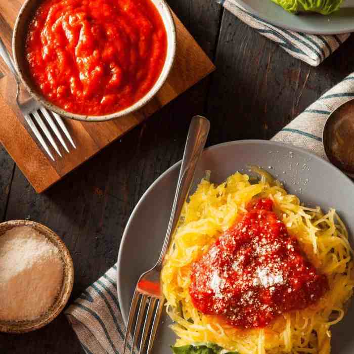 Spaghetti squash instant pot sauce meat eatwell101 recipes