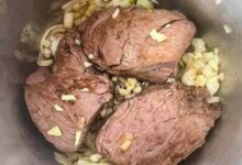 Instant pot venison pot roast